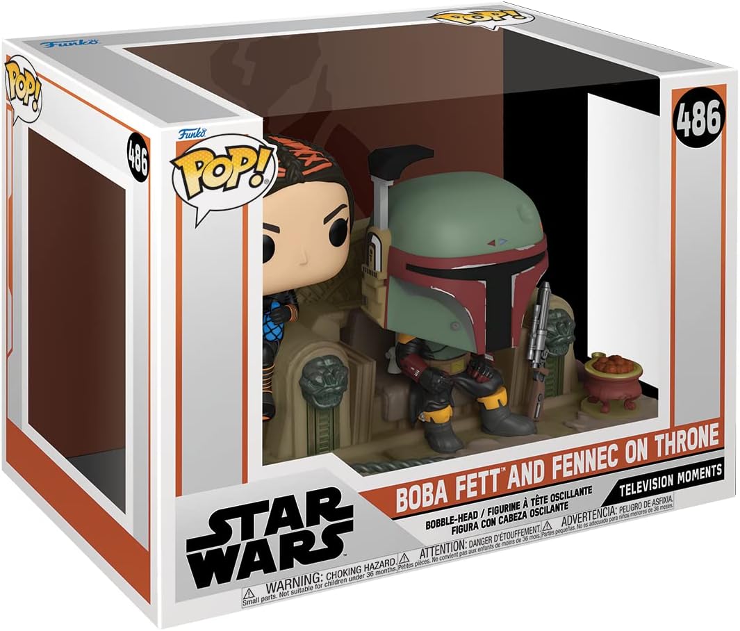 Funko POP! Moment: Star Wars: the Mandalorian - Boba Fett & Fennec Shand - Collectable Vinyl Figure - Gift Idea - Official Merchandise - Toys for Kids & Adults - TV Fans - Model Figure for Collectors