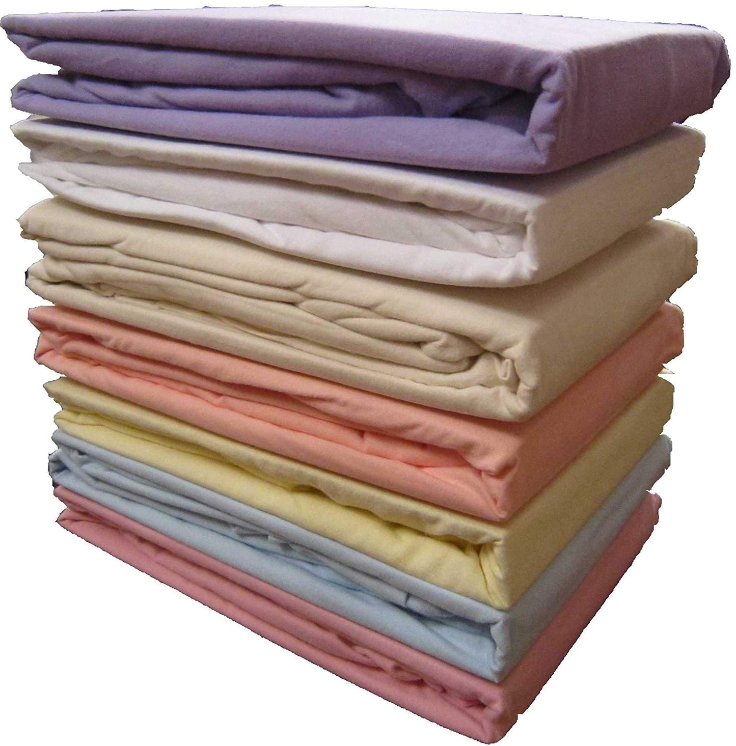 Joblot 16 x Assorted Sizes Colours Styles Flannelette Fitted Sheets