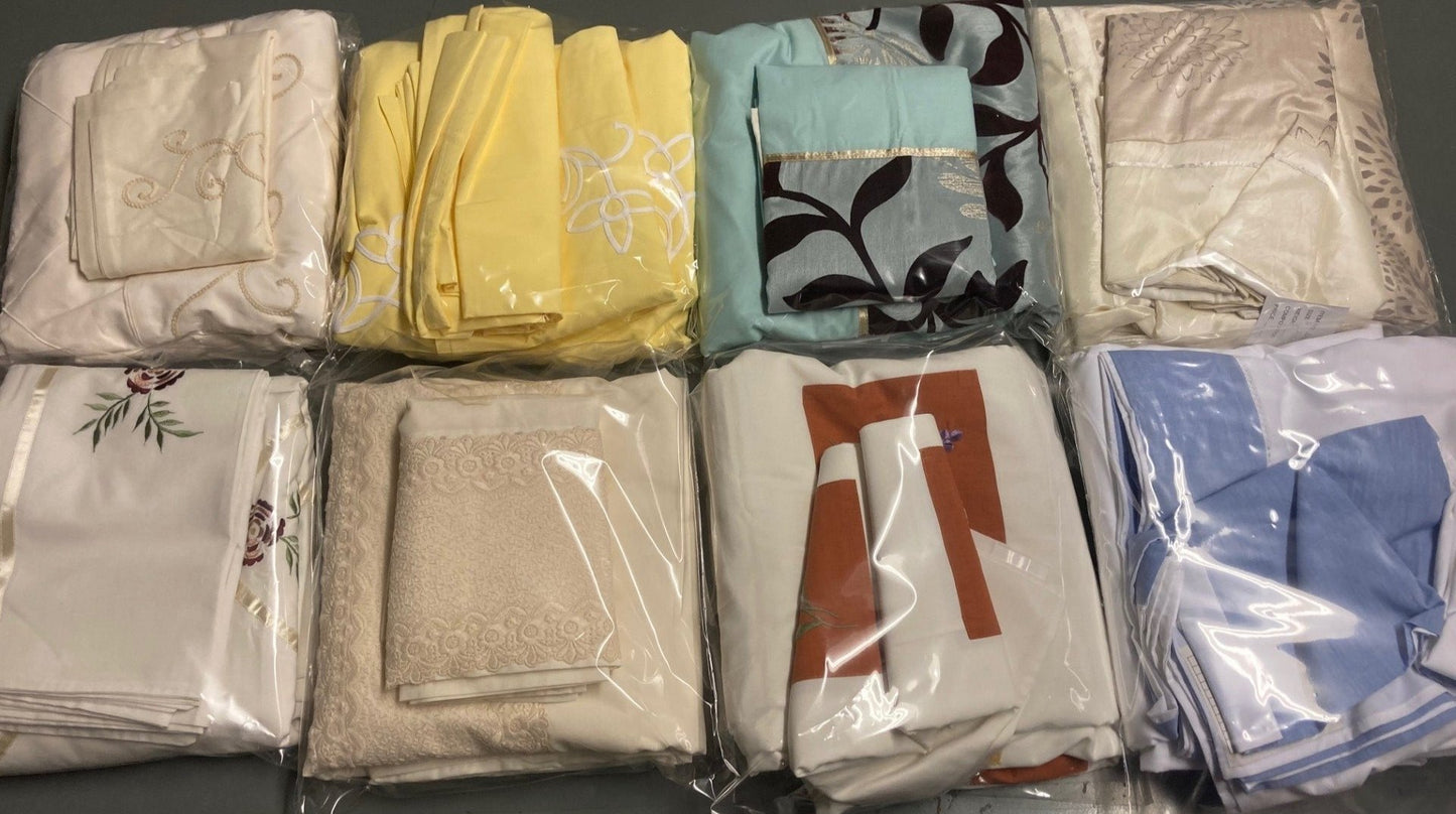 JOBLOT 6 x Ex Display NQP Double Or King Size Duvet Cover Sets Various Designs