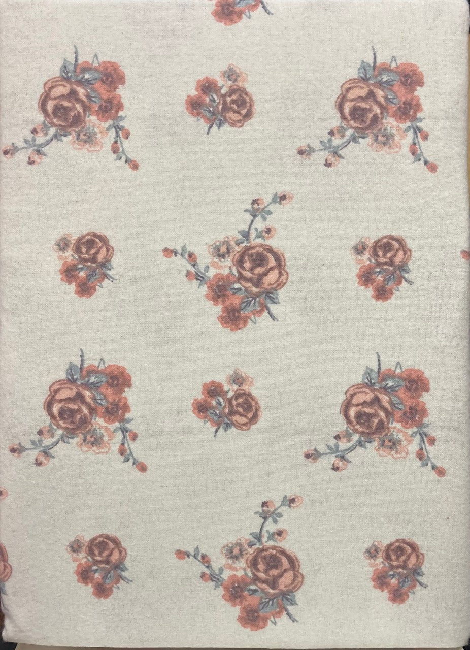 King Size Flannelette Sheet Set Floral 100% Brushed Cotton Winter Essential