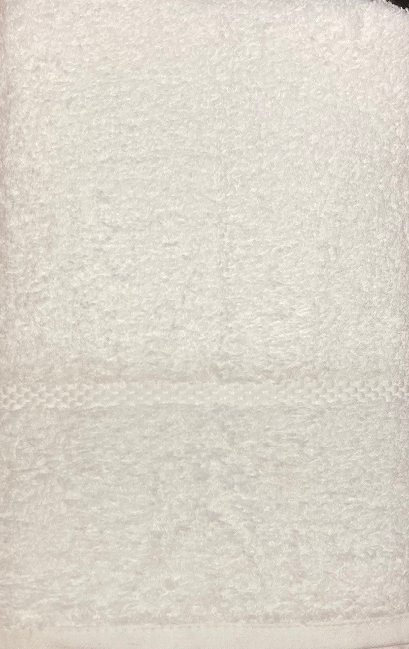 Hand Towels White Pack Of 2 Budget Towels 50cm x 90cm