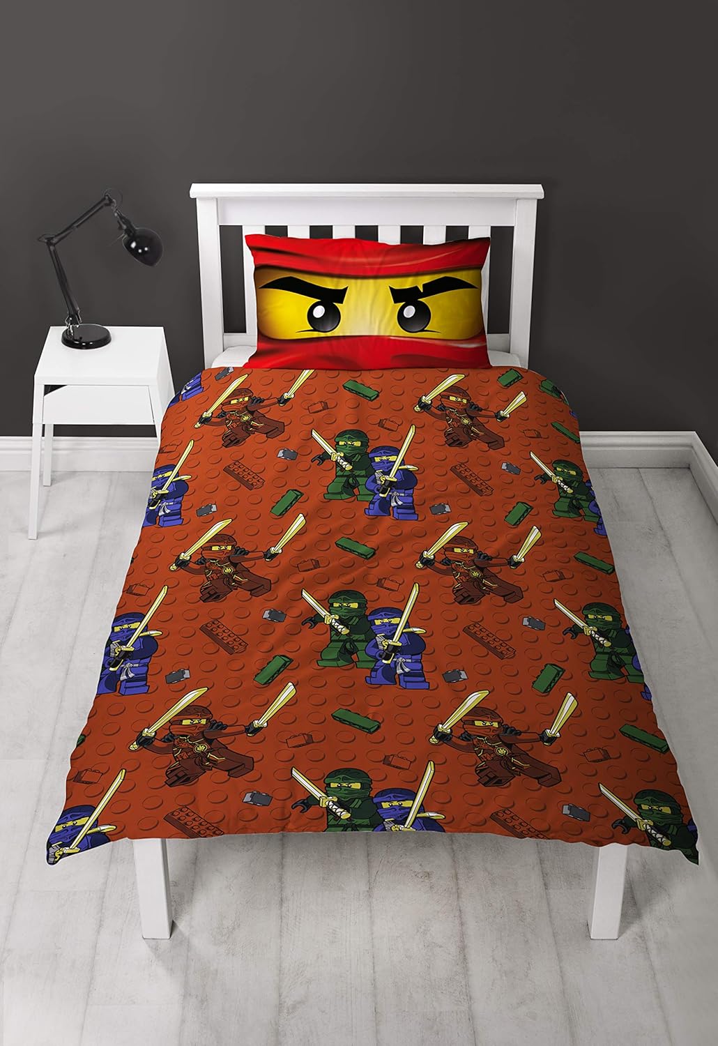 Single Bed Lego Ninjago Collective Reversible Character Duvet Cover Set