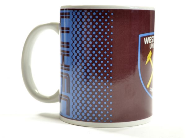 West Ham United F.C Boxed Mug Fade Design Gift Idea