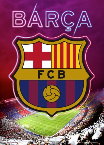 Barcelona F.C Football Team 3D Poster Wall Decoration