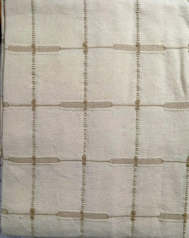 Natural 100% Cotton Sofa Settee Arm Chair Cover Furniture Throw Soft
