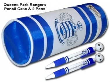 Queens Park Rangers Pencil Case & Two Pens Set