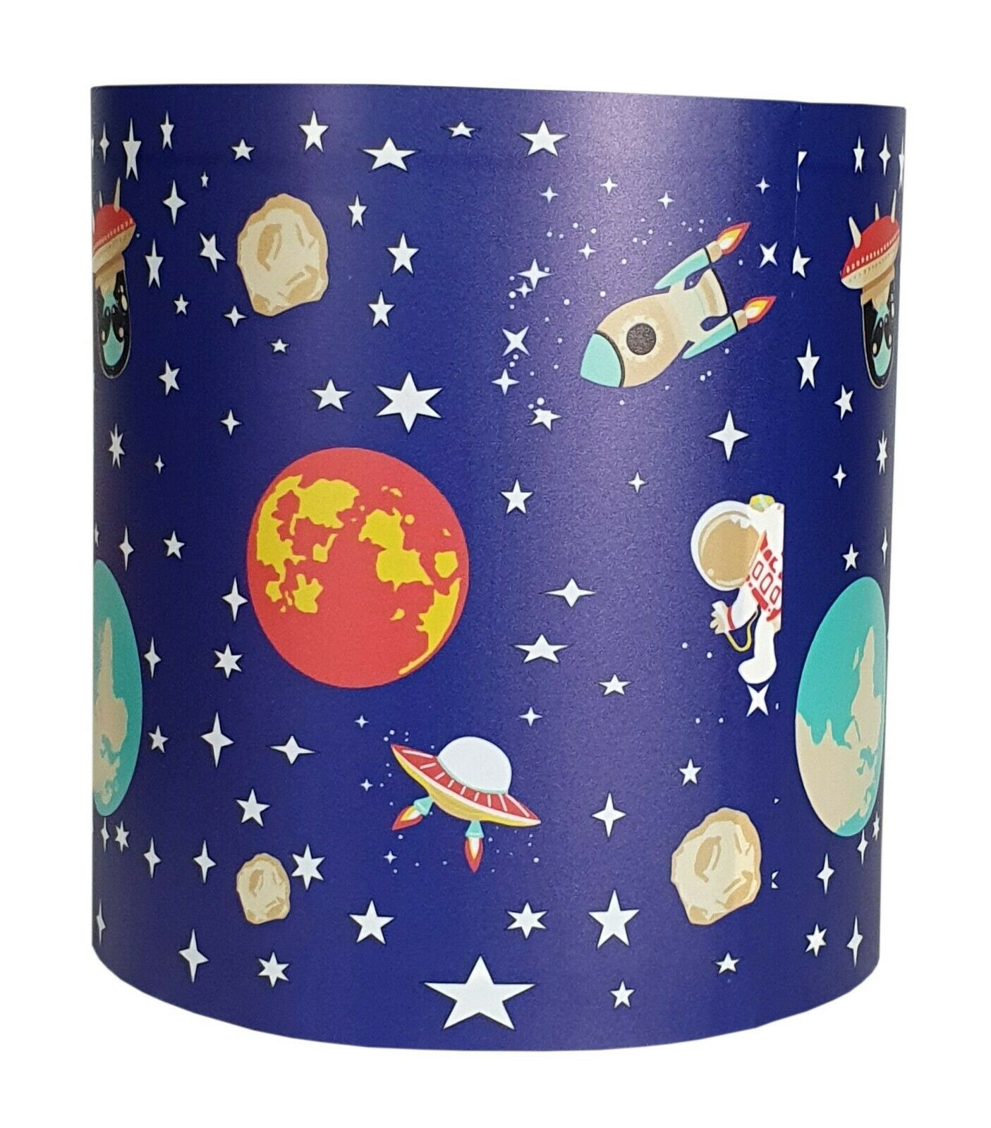 Space Rocket Planets Light Shade Novelty Ceiling Lamp