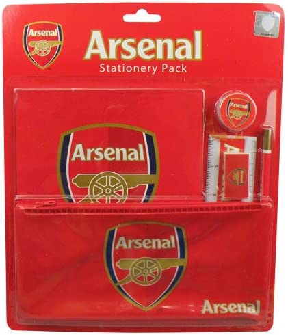 Official Arsenal F.C Item Stationery Set 6 Piece
