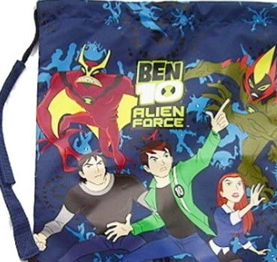 Official Ben 10 Alien Force Character Gym Swim Bag Kids