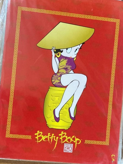 Betty Boop Metal Sign Red Great For Kitchen Novelty Item