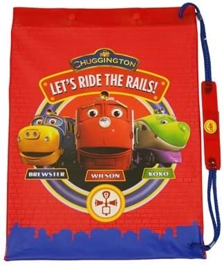 Official Chuggington Trains Character Gym Swim Bag Kids
