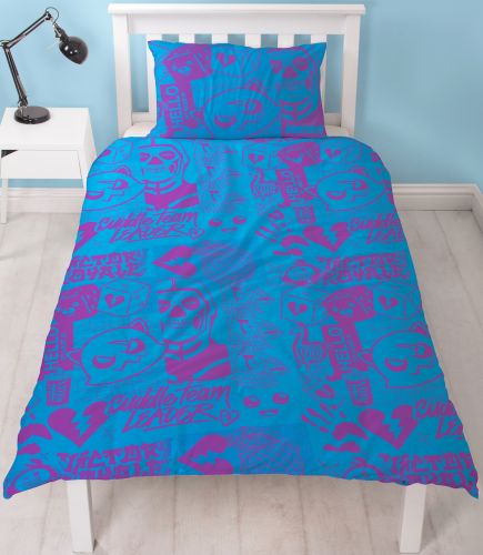 Single Bed Fortnite Official Fanzine Duvet Cover Character "Reversible" Bedding Set