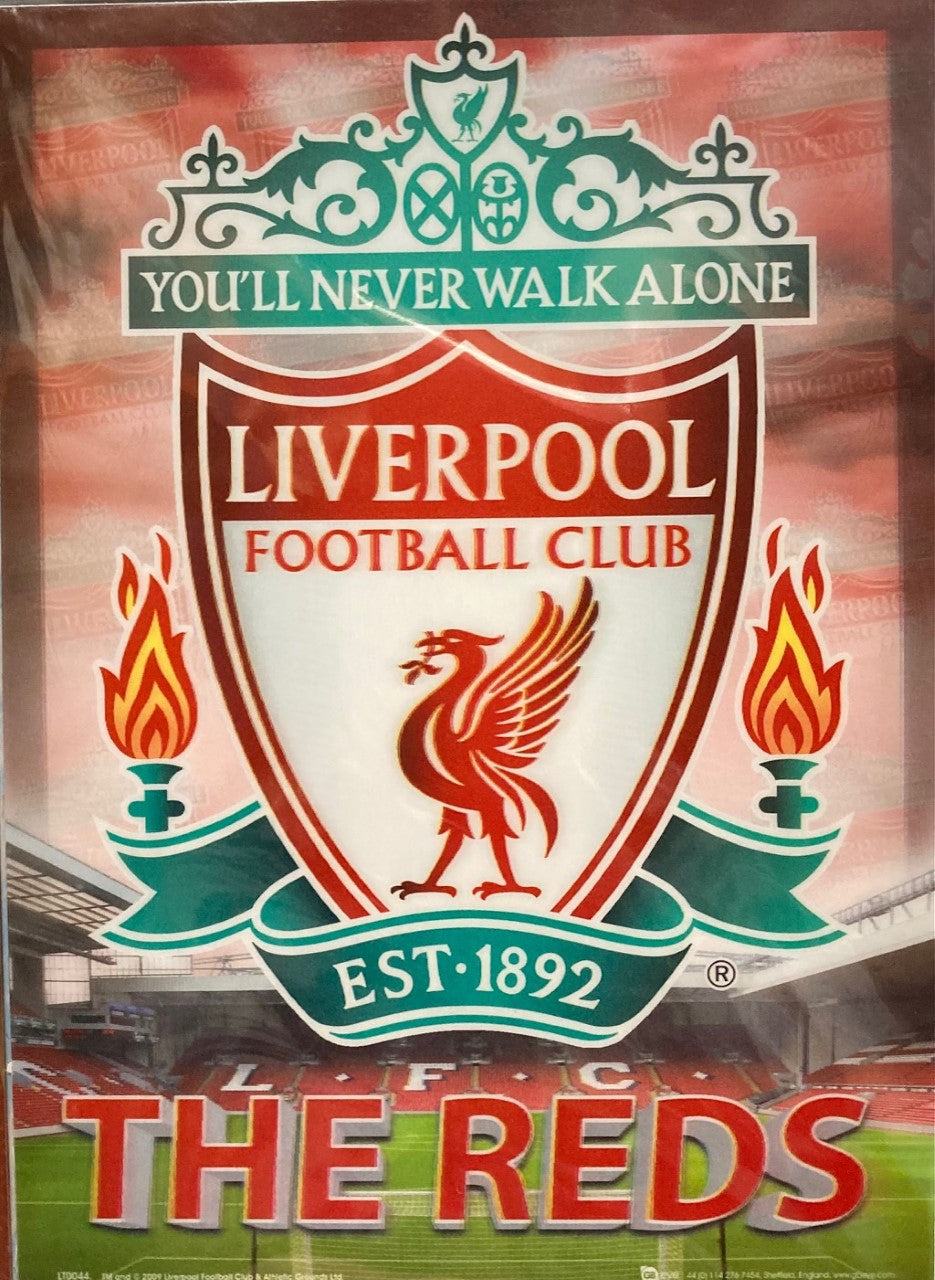 Liverpool F.C 3D Poster Wall Decoration