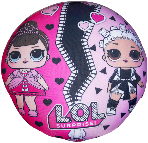 Lol Surprise 2 In 1 Round Cushion 35cm x 35cm Character Cushion