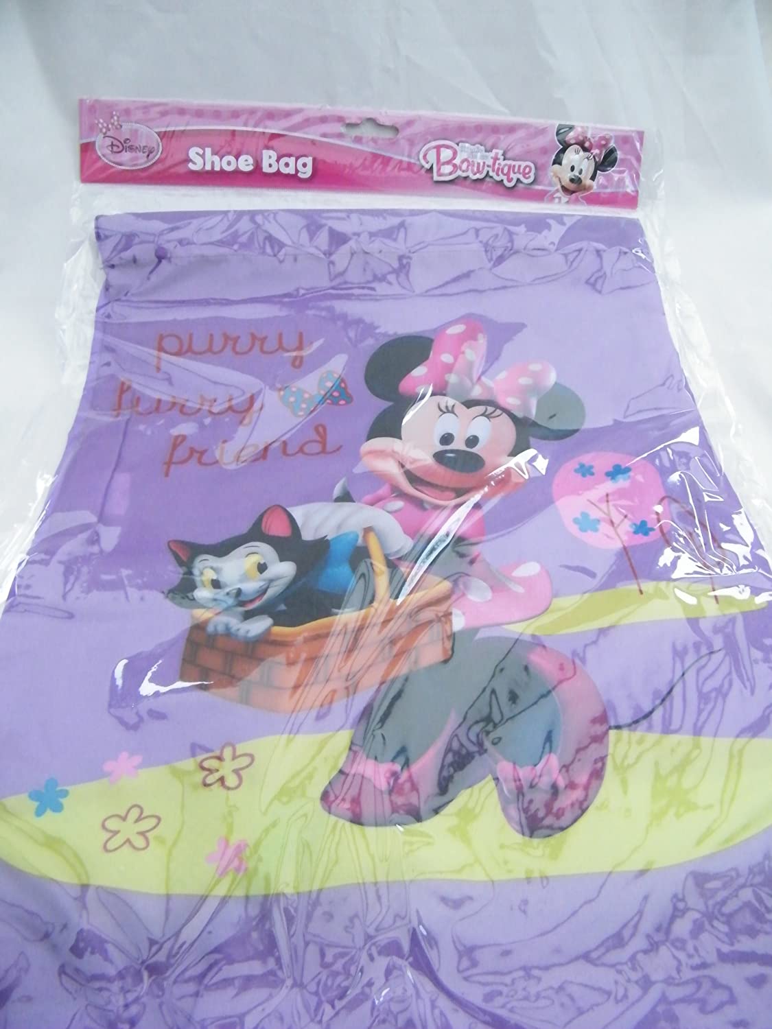 Official Disney Minnie Mouse Character Gym Swim Shoe Bag Kids