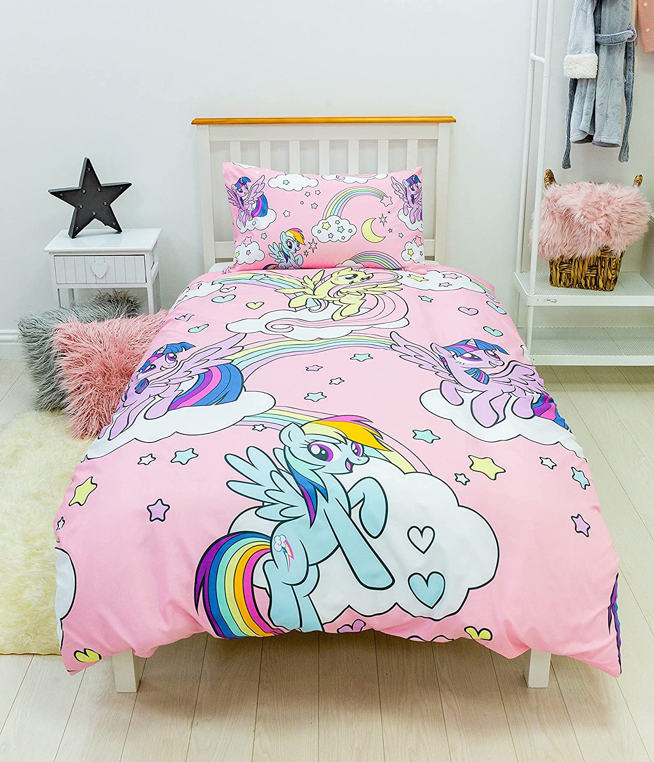 Single Bed My Little Pony 'Besties' Duvet Cover Set Character Bedding