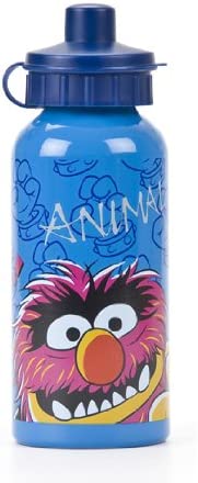 Official The Muppets Aluminium Bottle Blue Kids Back To School