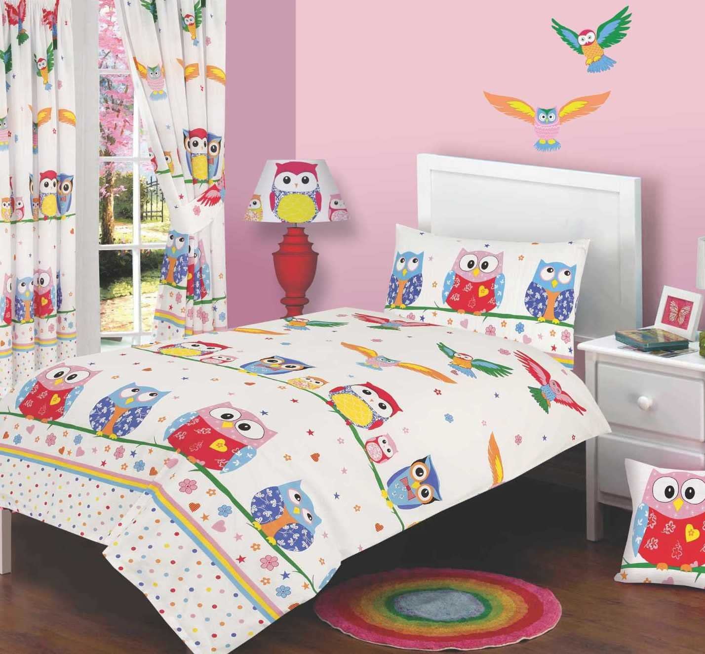 Single Bed Owl Love Duvet Cover Set