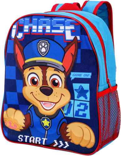 Official Paw Patrol Chase Character Junior School Backpack