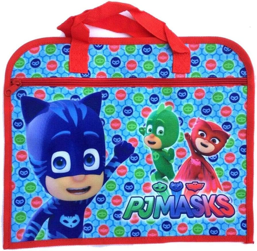 Official PJ Masks School Bag Document Bag Multicoloured Back To School