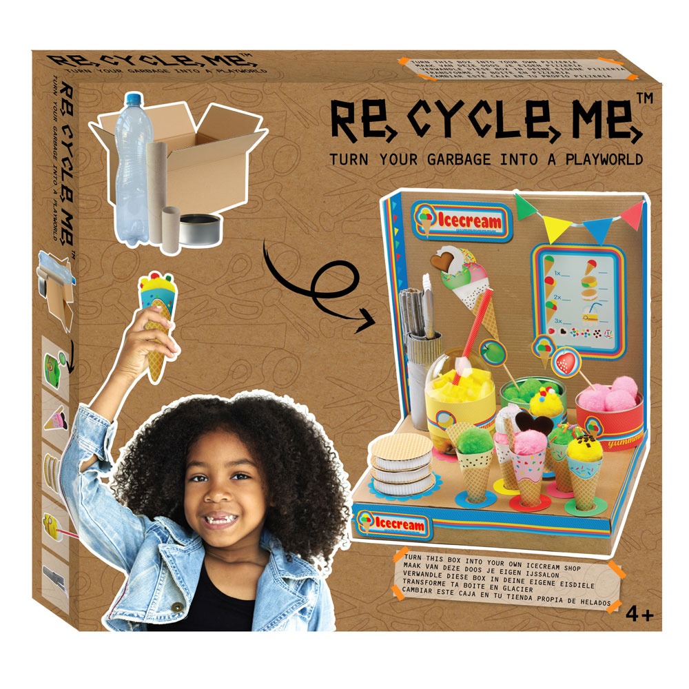 Recycle Me Play Ice Cream Parlour Toddler Toy Gift