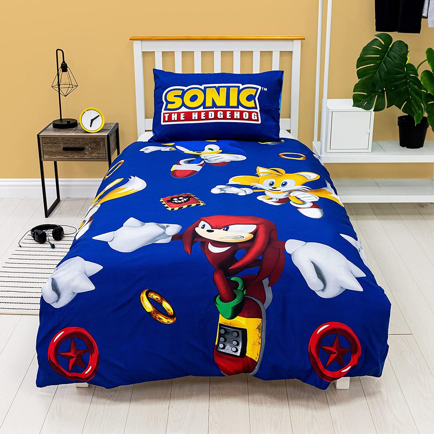 Single Bed Sonic The Hedgehog Duvet Cover Set