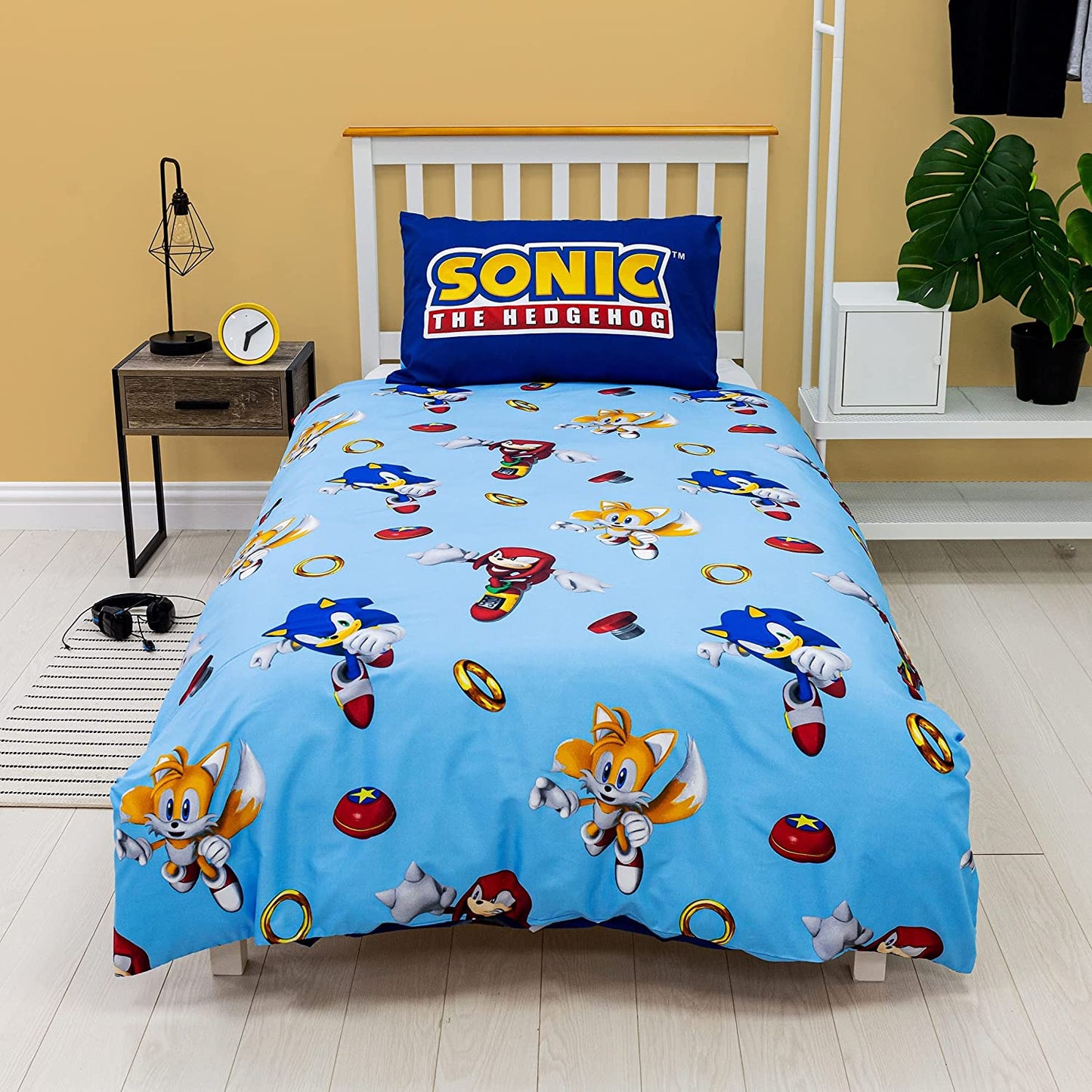 Single Bed Sonic The Hedgehog Duvet Cover Set