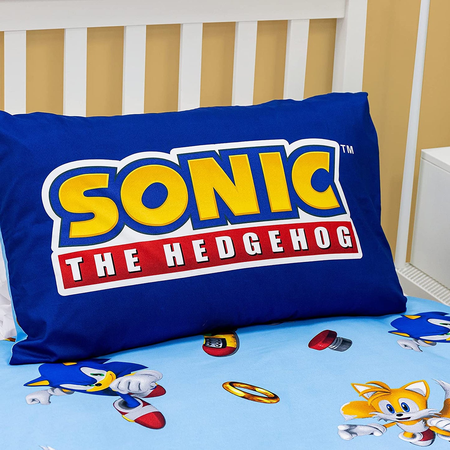 Single Bed Sonic The Hedgehog Duvet Cover Set