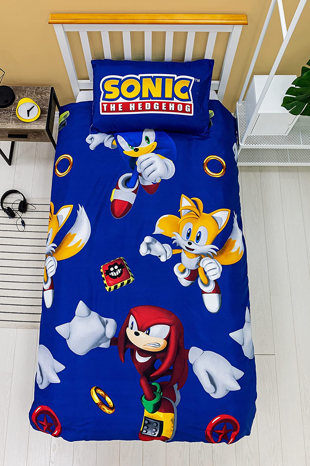 Single Bed Sonic The Hedgehog Duvet Cover Set