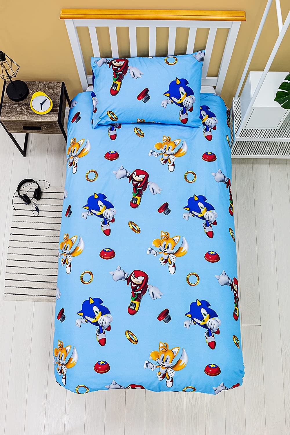 Single Bed Sonic The Hedgehog Duvet Cover Set