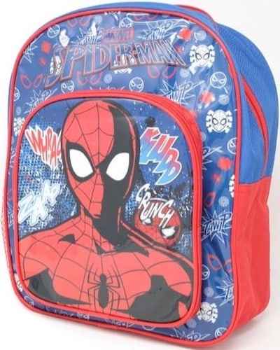 Official Marvel Spider-Man Character Junior Backpack Extra Front Pocket