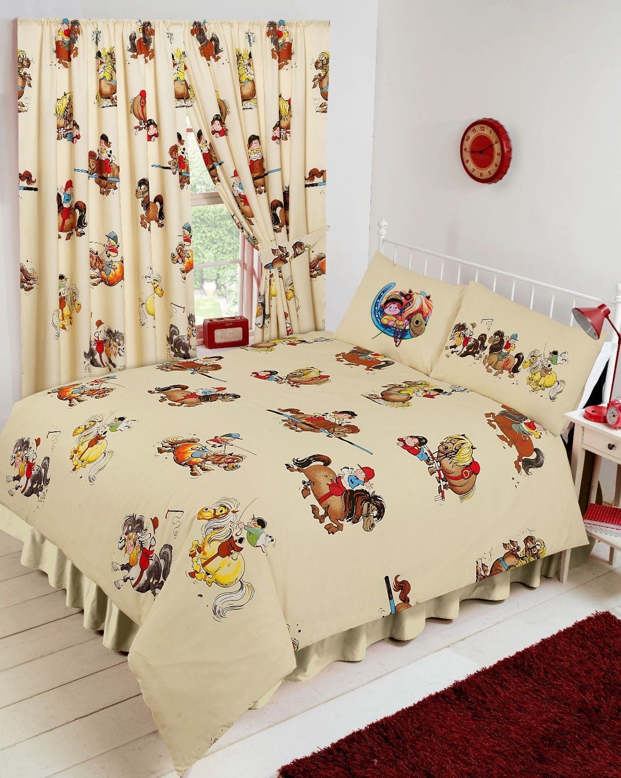 Double Bed Thelwell Original Duvet Cover Set Cartoon Bedding