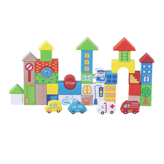 Traffic Building Blocks 40pcs Baby Toddler Toy Gift