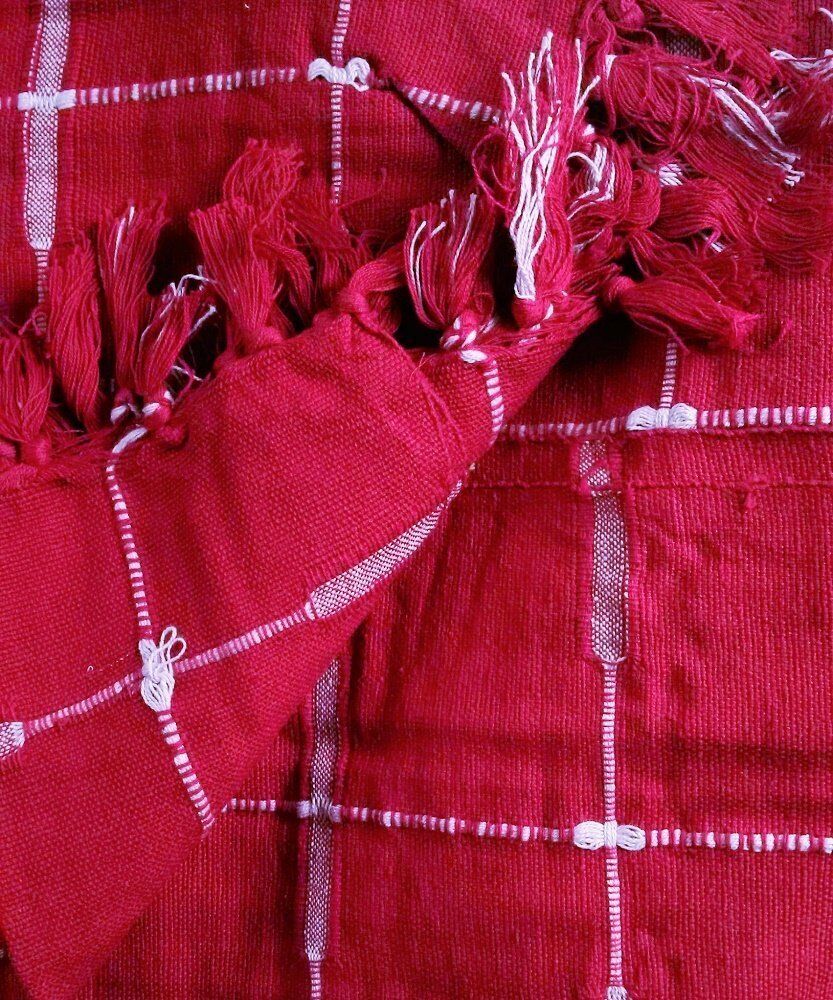 Burgundy Wine 100% Cotton Sofa Settee Arm Chair Cover Furniture Throw Soft