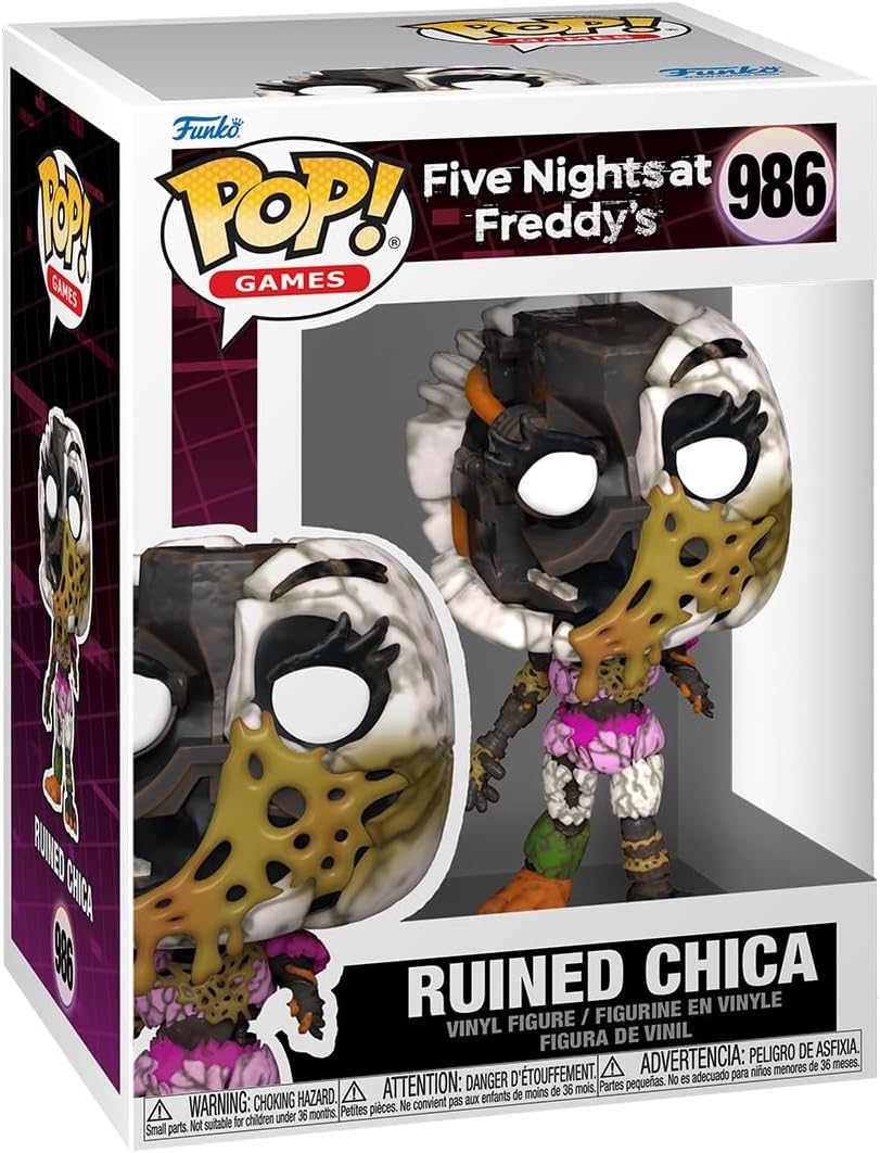 Funko Pop! Games: Five Nights At Freddy's: RUIN - Chica the Chicken - FNAF - Collectable Vinyl Figure - Gift Idea - Official Merchandise - Toys for Kids & Adults - Video Games Fans