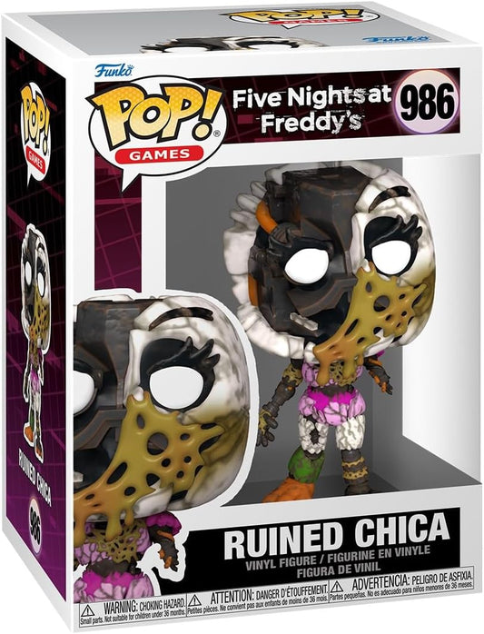 Funko Pop! Games: Five Nights At Freddy's: RUIN - Chica the Chicken - FNAF - Collectable Vinyl Figure - Gift Idea - Official Merchandise - Toys for Kids & Adults - Video Games Fans