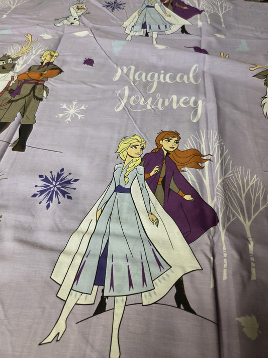 JUNIOR TODDLER DISNEY FROZEN DUVET COVER SET CHARACTER BEDDING POLYCOTTON