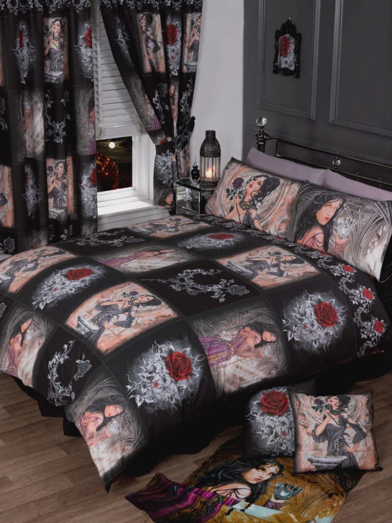 Alchemy Gothic Single Bed Duvet Cover Set Story Of The Rose