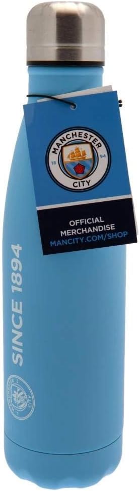 Manchester City F.C Thermal Flask Six Hour Hot Or Cold Bottle 500ml