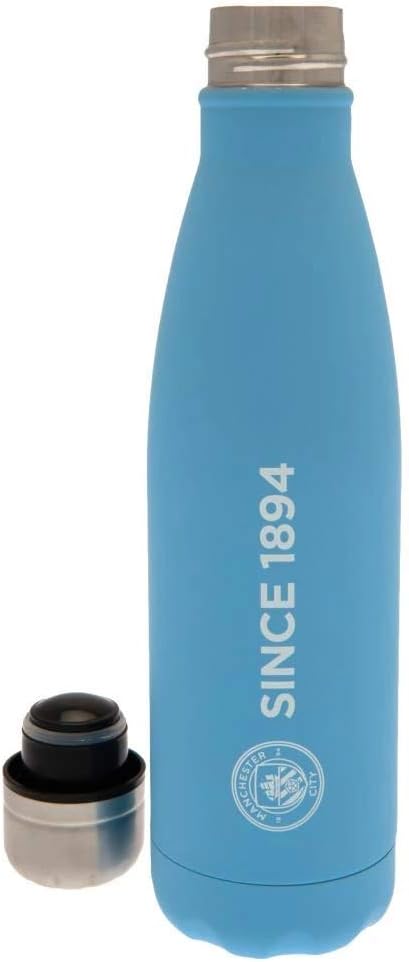 Manchester City F.C Thermal Flask Six Hour Hot Or Cold Bottle 500ml
