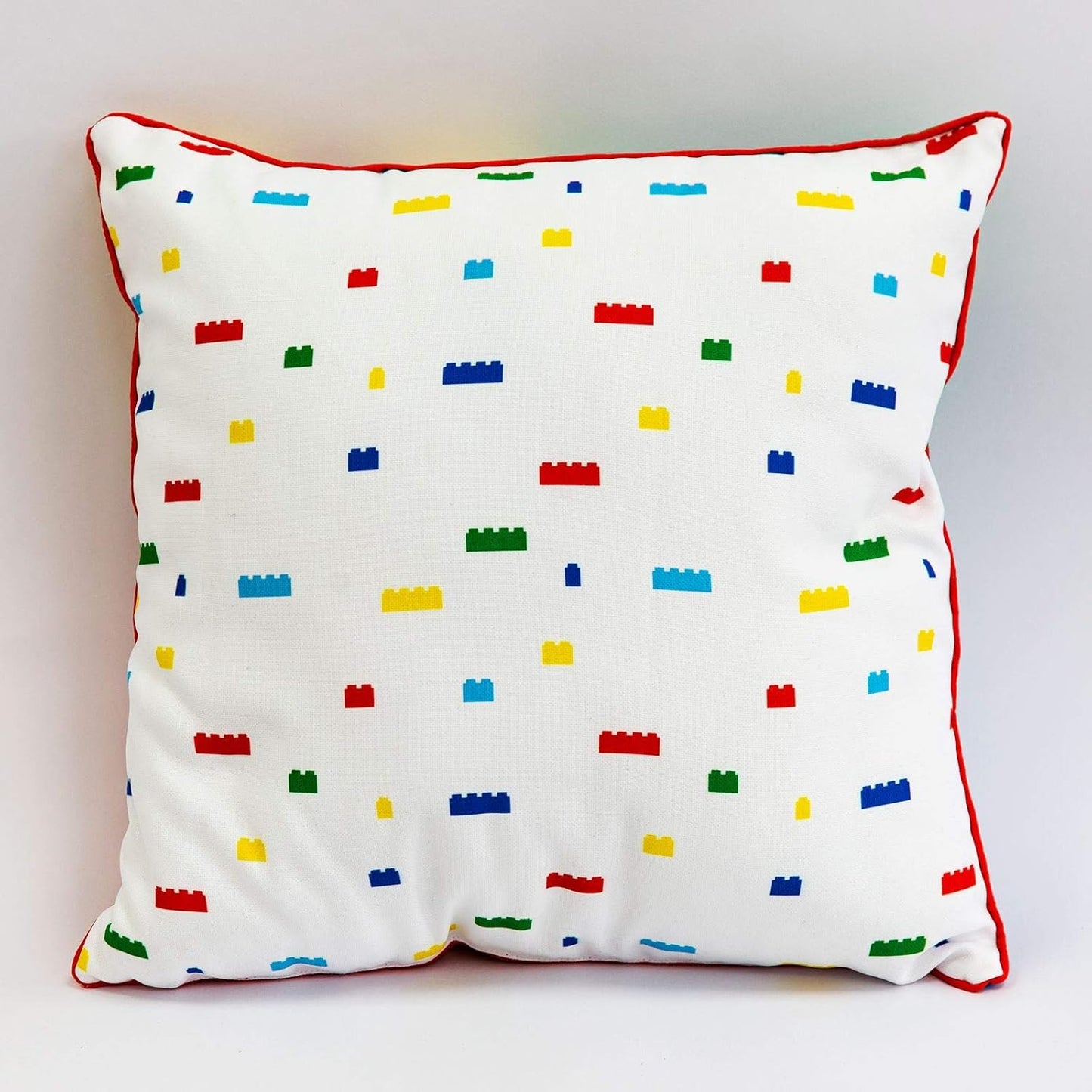 LEGO City Square Cushion Pillow Action Firefighter, Policeman Design Officially Licensed Reversible Two Sided Design