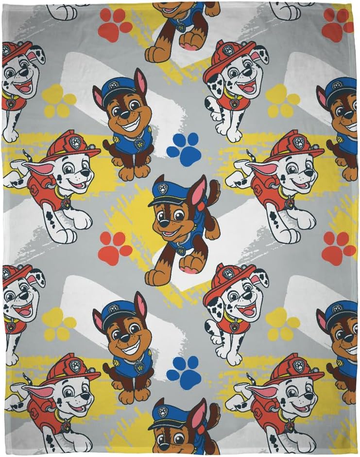 Paw Patrol Fleece Blanket 100 x 150 cm Super Soft Throw Blanket Character Kids