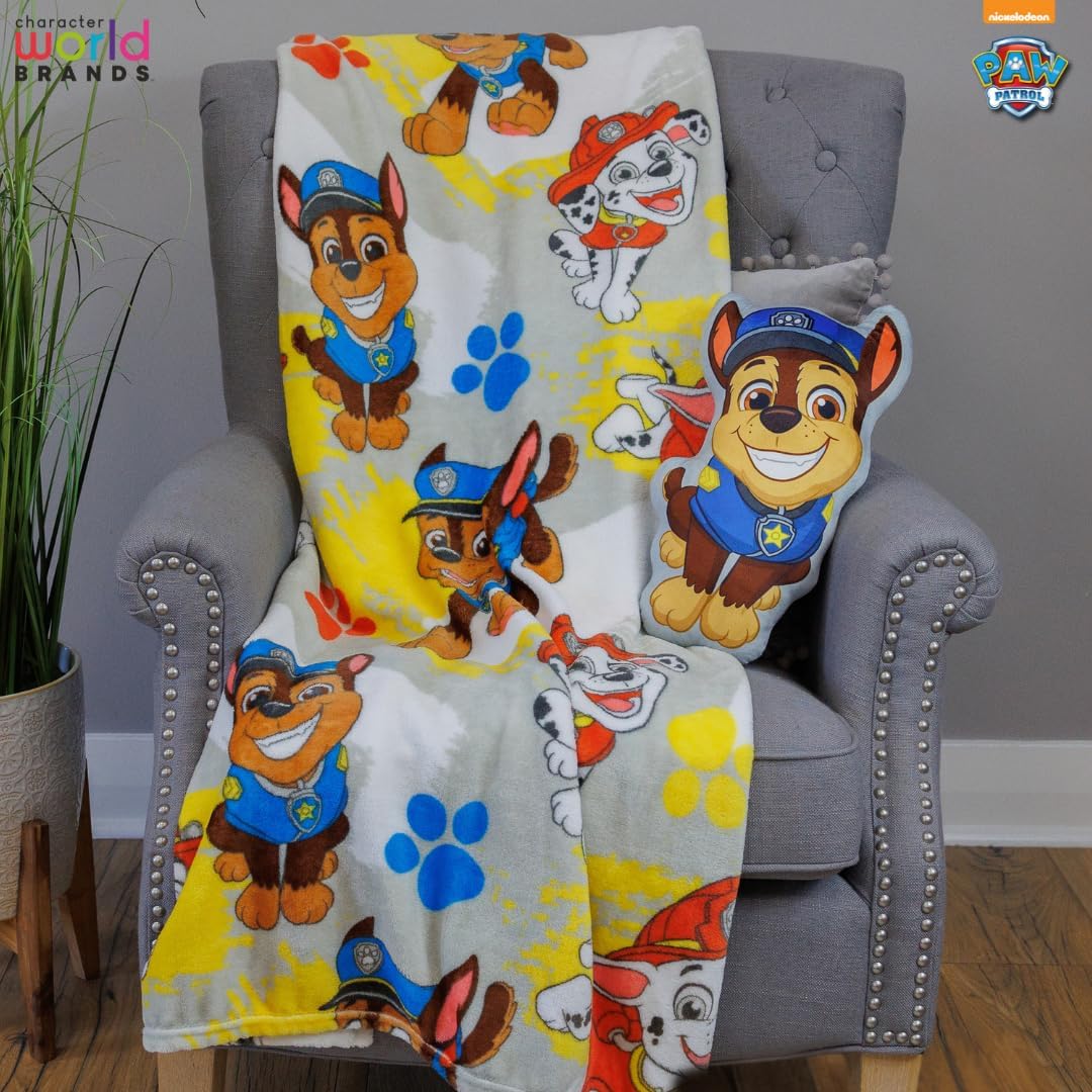 Paw Patrol Fleece Blanket 100 x 150 cm Super Soft Throw Blanket Character Kids