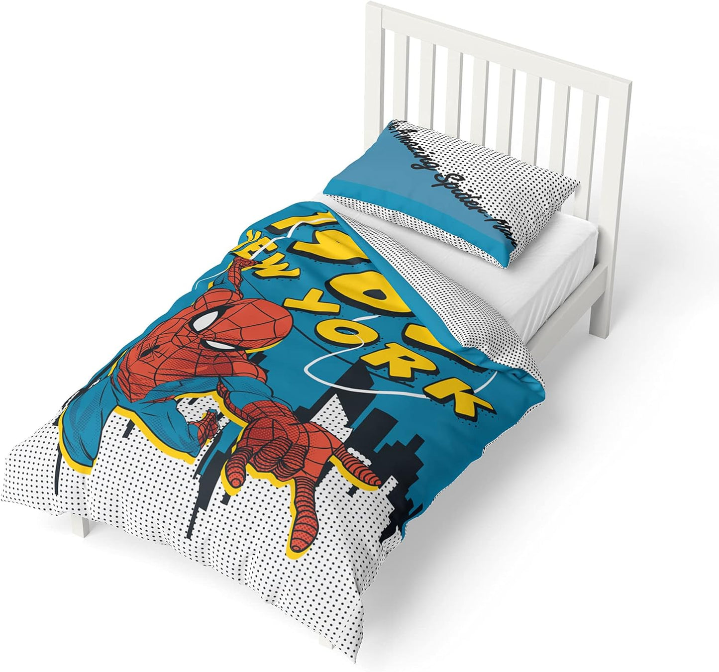 Single Bed Marvel Avengers Spider - Man Duvet Cover Set Reversible Character Bedding