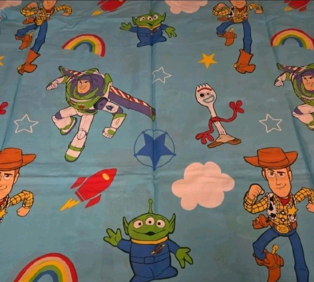 JUNIOR TODDLER DISNEY TOY STORY ROAR DUVET COVER SET CHARACTER BEDDING POLYCOTTON