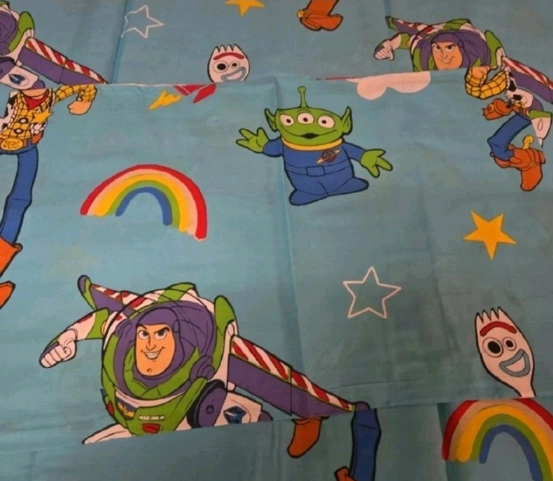 JUNIOR TODDLER DISNEY TOY STORY ROAR DUVET COVER SET CHARACTER BEDDING POLYCOTTON