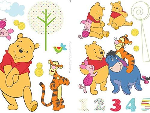 Disney Winnie The Pooh 66 Quick Stick Stickers Kids Decoration