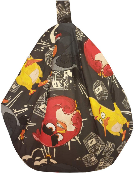 Angry Birds TNT Black Bean Bag Cover (COVER ONLY) Character Bean Bags