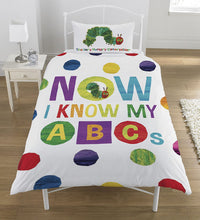 Load image into Gallery viewer, Single Bed The Very Hungry Caterpillar Duvet Cover Set
