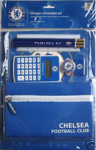 Chelsea F.C Student Stationery Gift Set Official Back To School